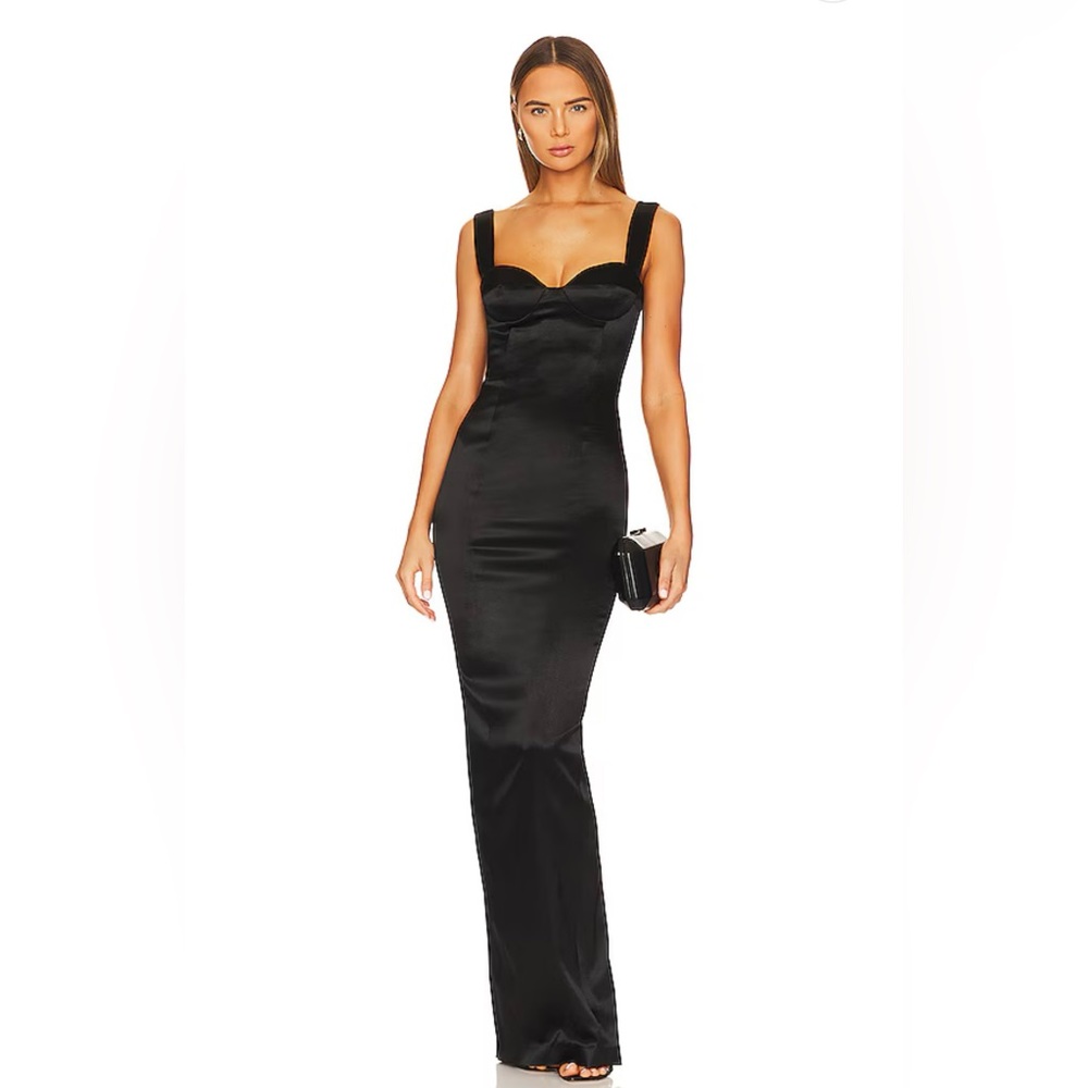 Sau lee Pamella dress in black. Size 4. Only worn once